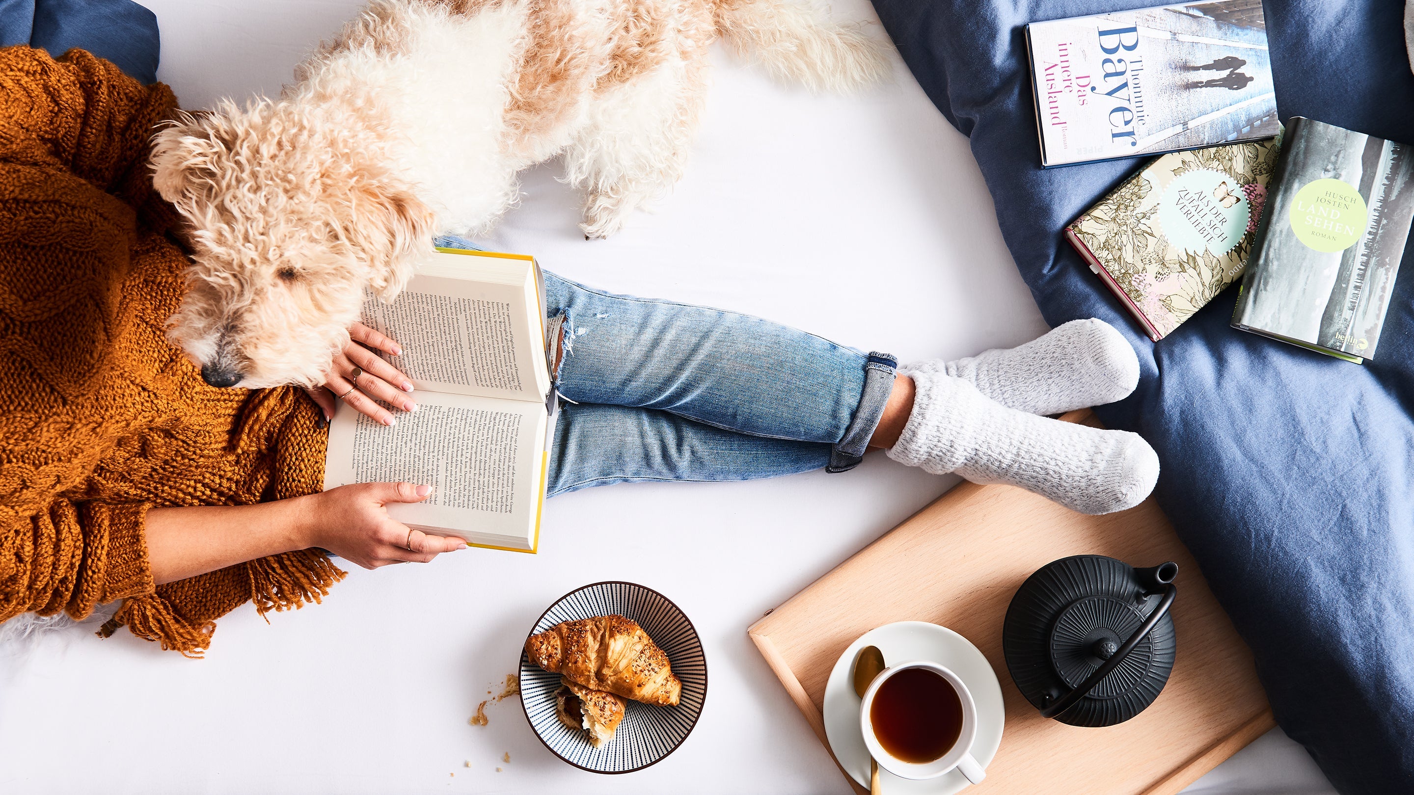 Entspannte Atmosphäre im Schlafzimmer