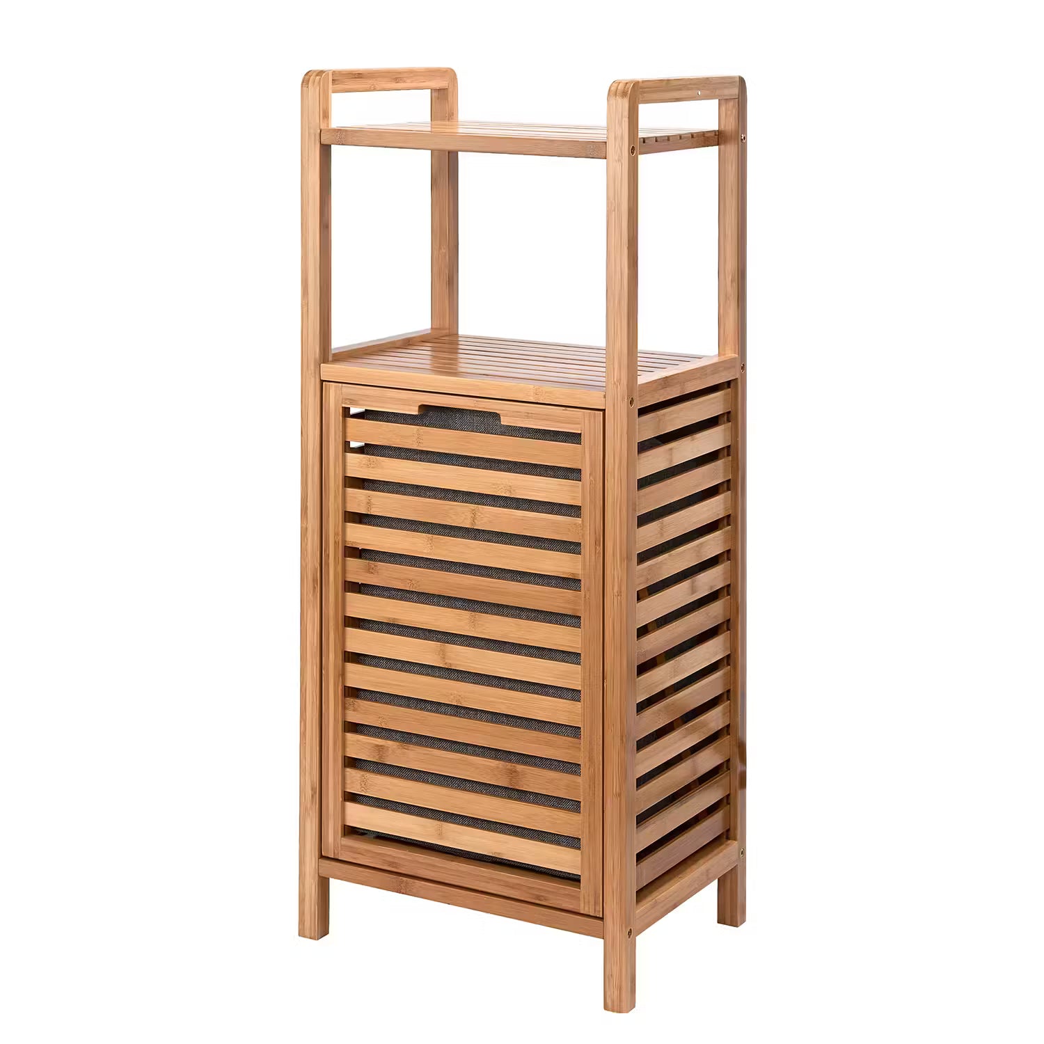 🪴 BIG BAMBOO Regal mit Wäschekorb – BUTLERS
