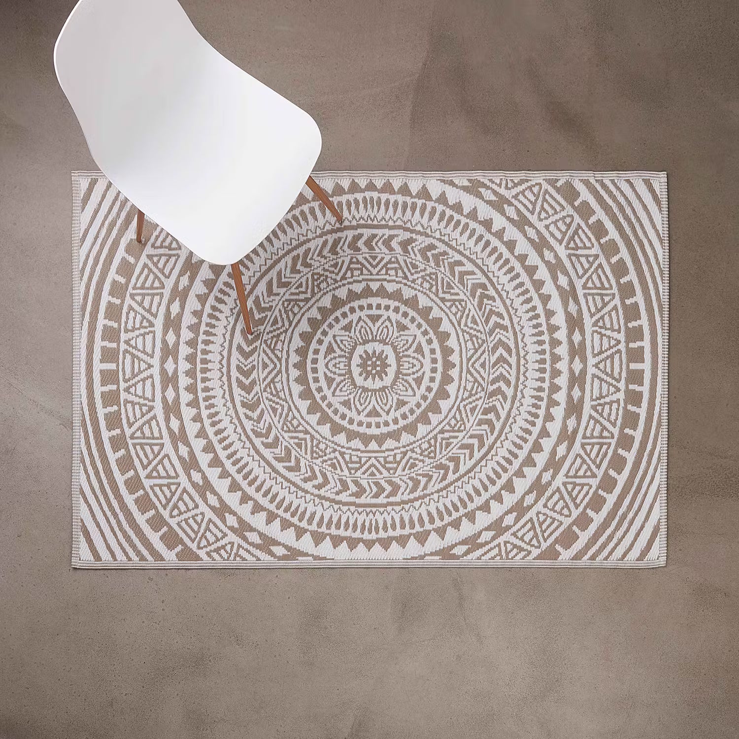 COLOUR CLASH In-/Outdoorteppich Circles