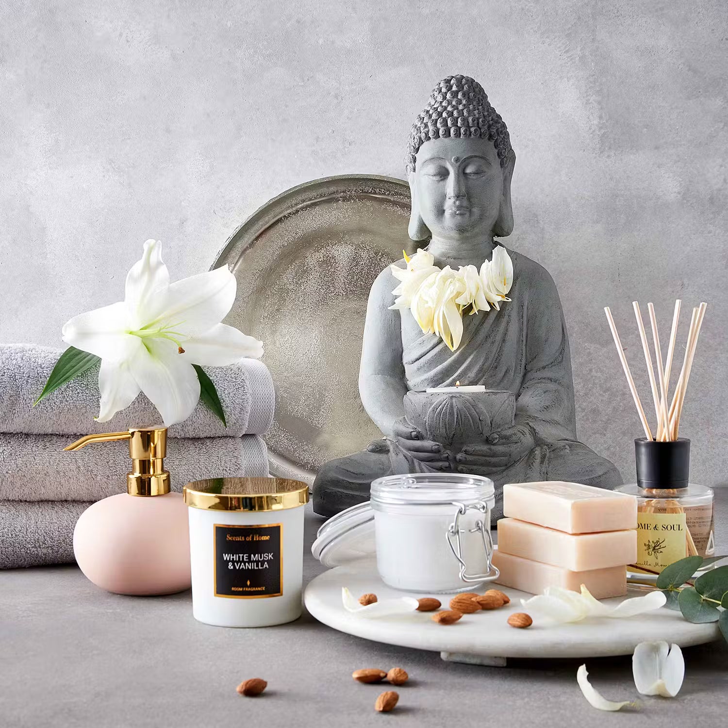 Kerzenhalter BUDDHA