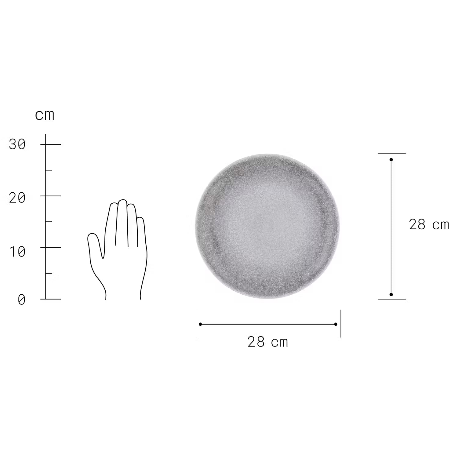 ATLANTIS Geschirr-Set 12-tlg.