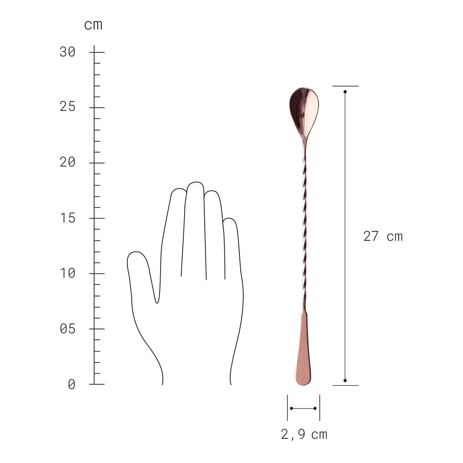 Barlöffel MANHATTAN