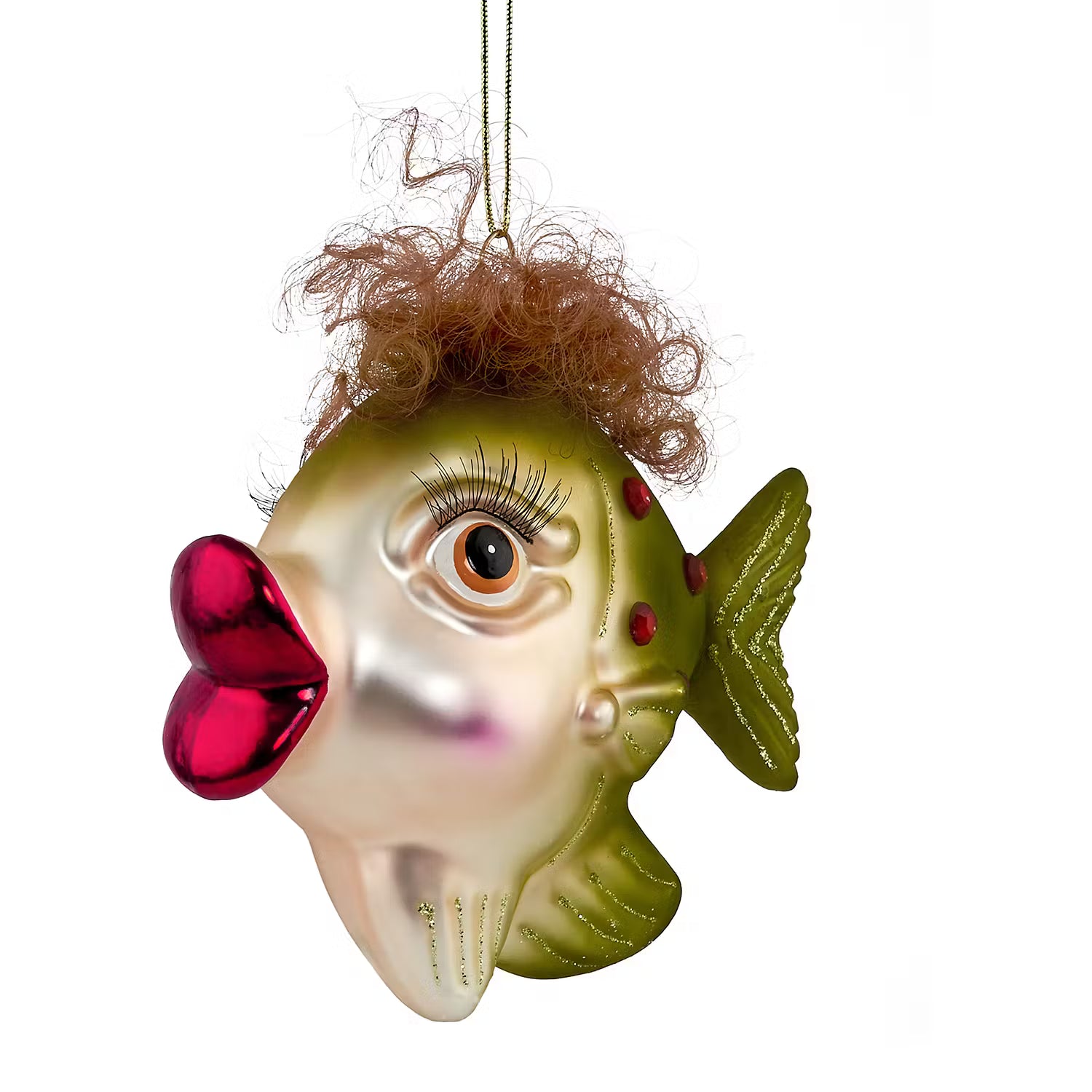 HANG ON Baumanhänger Fisch mit Locken