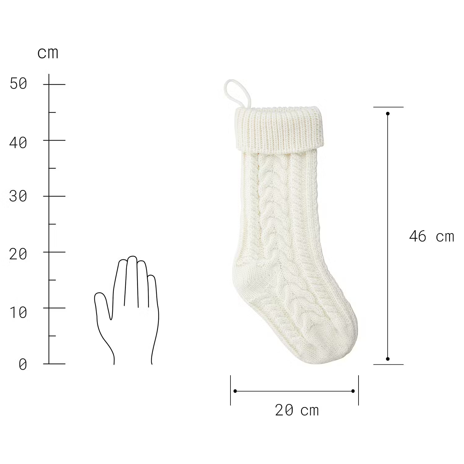 Strickstrumpf X-MAS