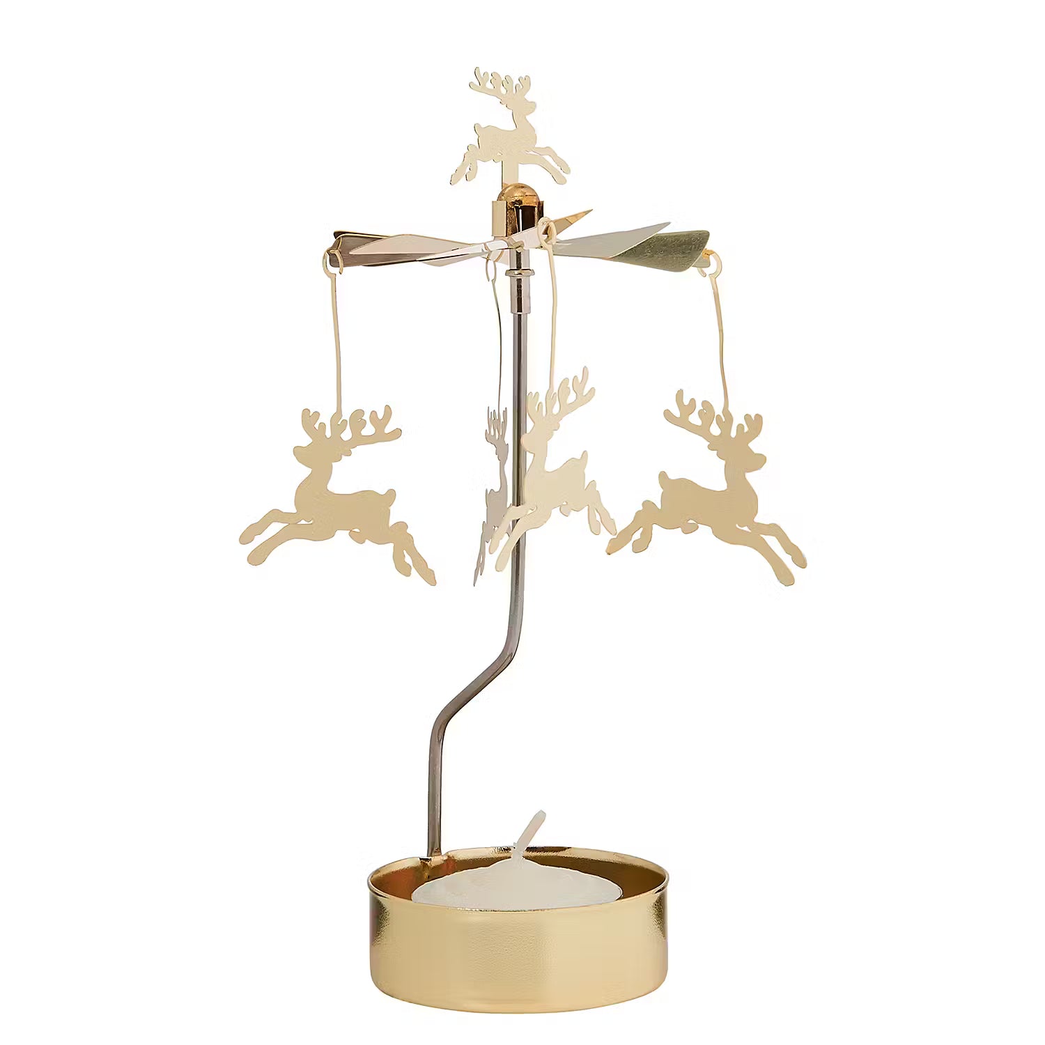 Teelichtkarussell Hirsche MERRY-GO-ROUND