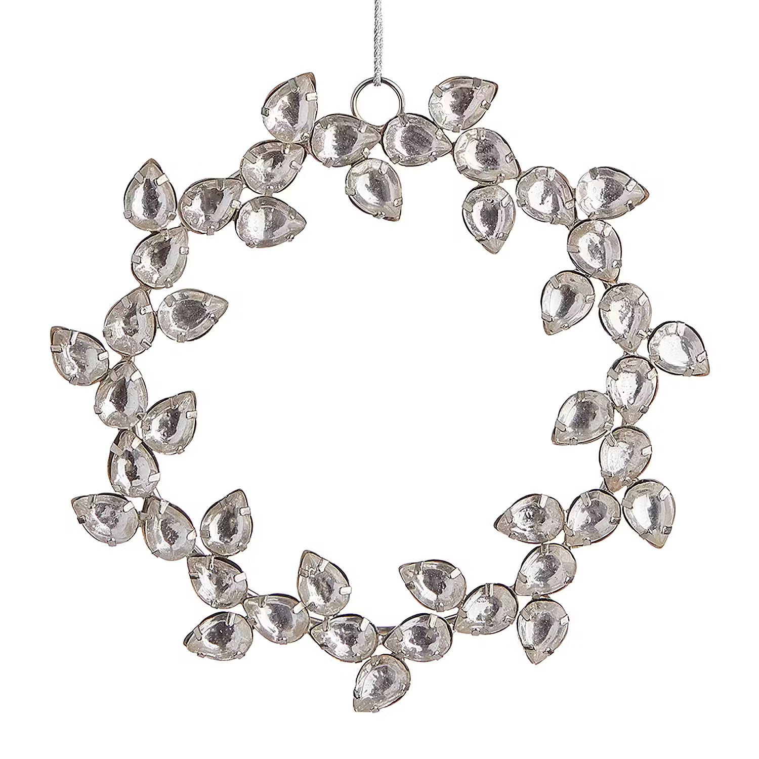 Anhänger HANG ON Kranz mit Glasperlen