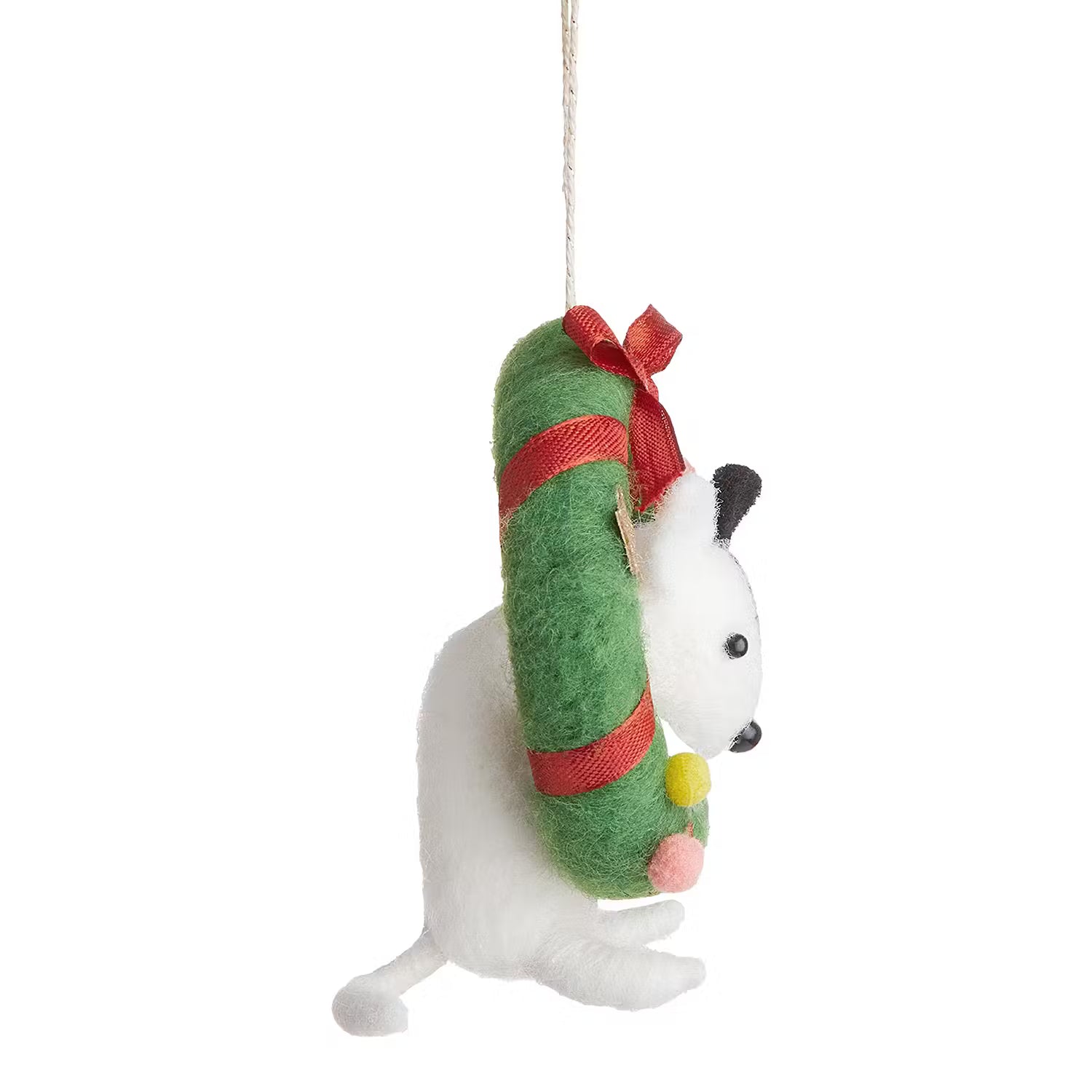 Baumanhänger HANG ON Hund mit Kranz