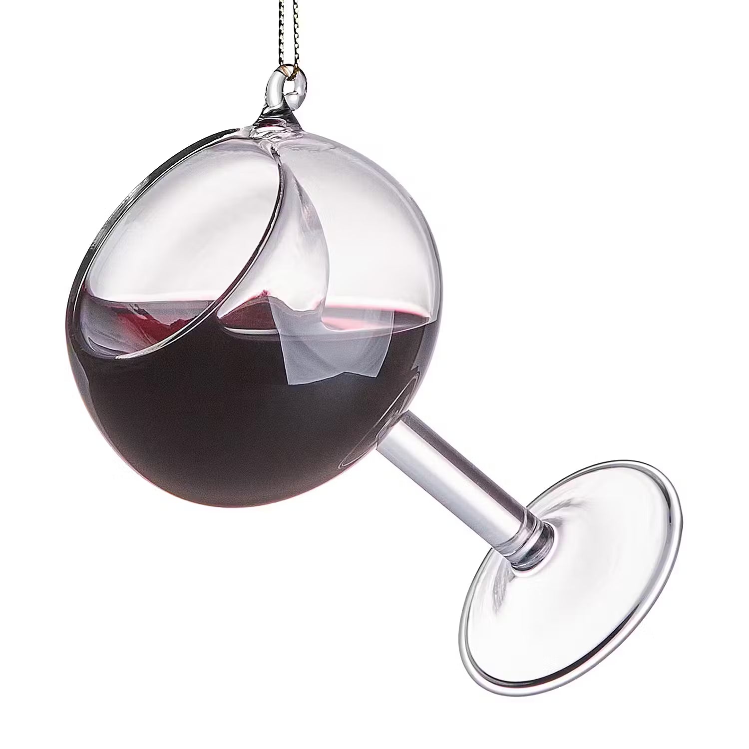 Baumanhänger HANG ON Rotweinglas