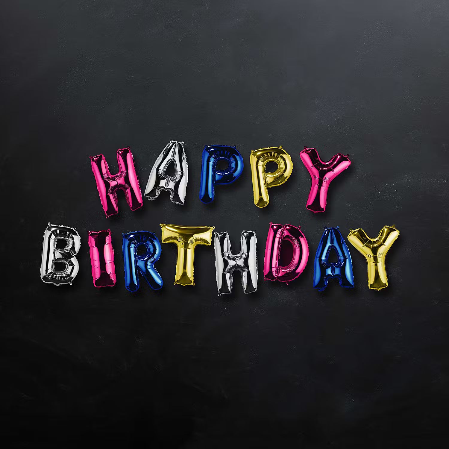 UPPER CLASS Folienballon Happy Birthday