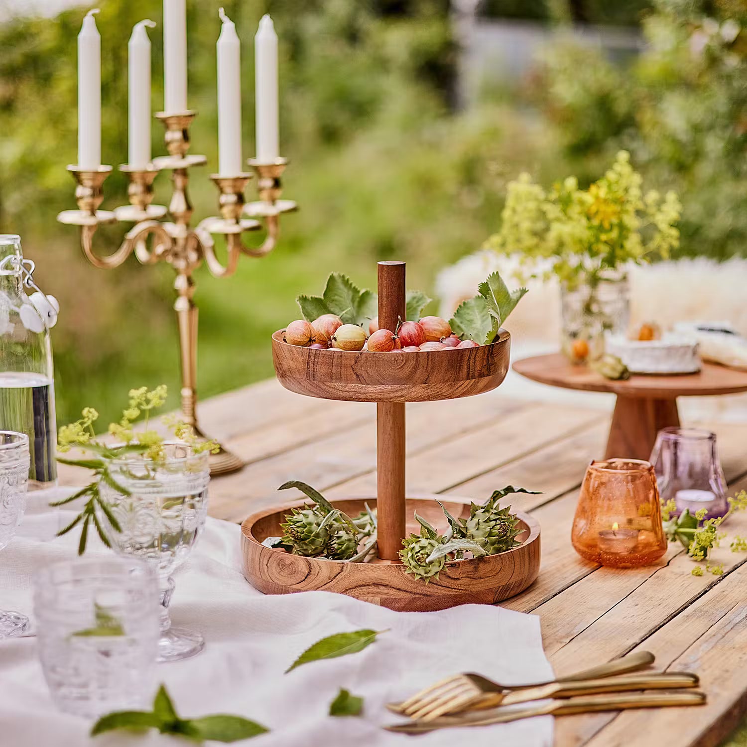 Etagere ACACIA 2-stufig