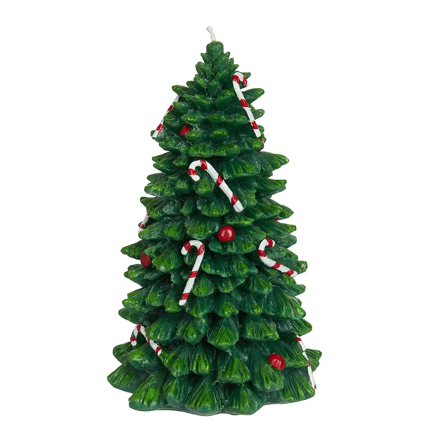 Kerze X-MAS Tannenbaum geschmückt