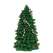 Kerze X-MAS Tannenbaum geschmückt