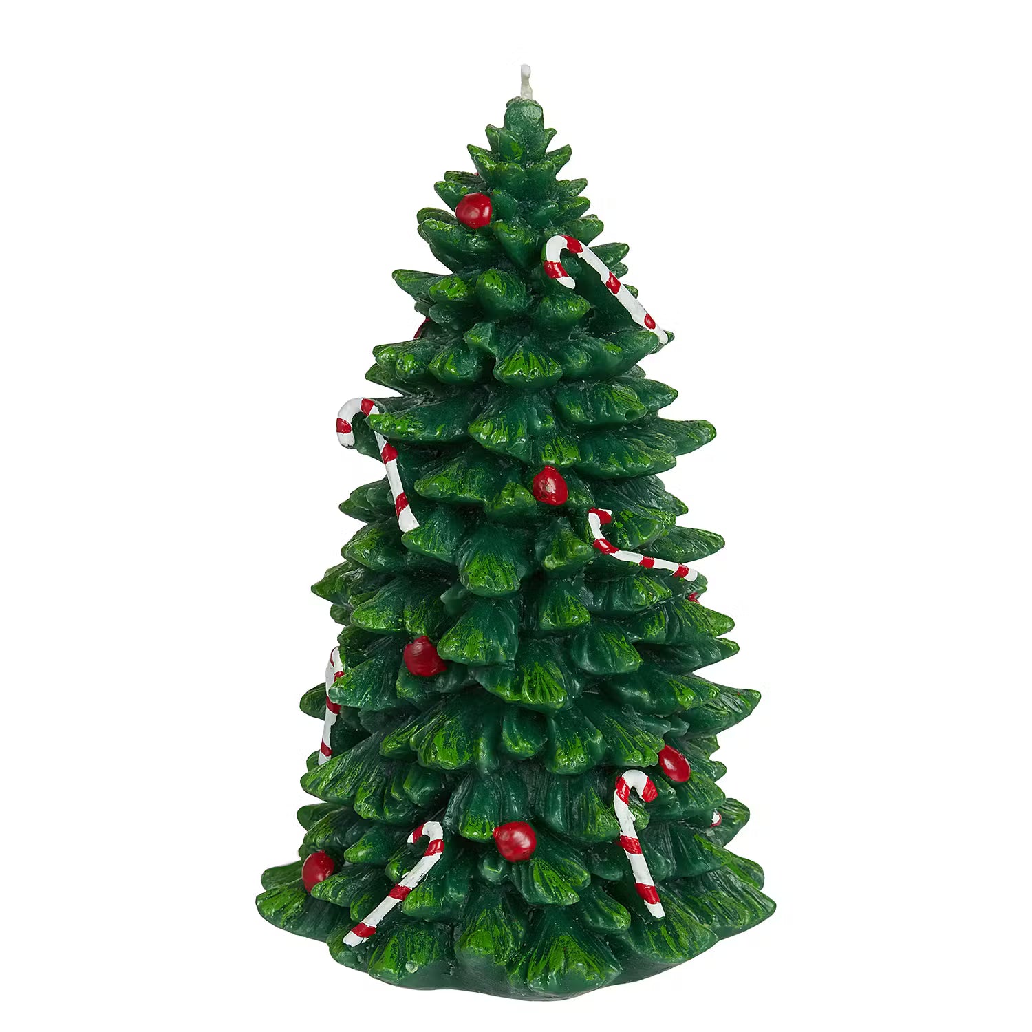 Kerze X-MAS Tannenbaum geschmückt