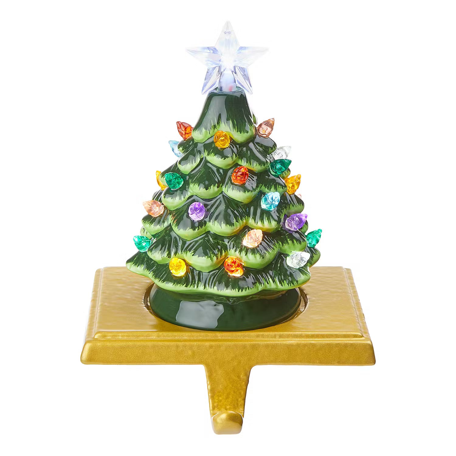 LED Deko-Tanne X-Mas mit Haken