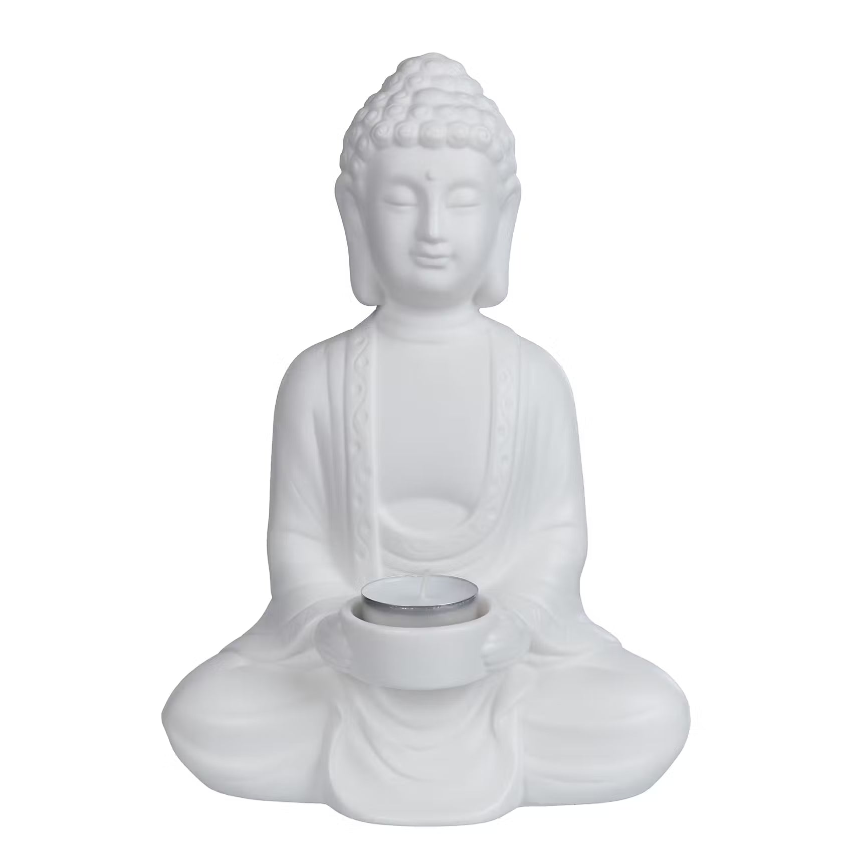 Deko-Statue BUDDHA mit Kerzenhalter