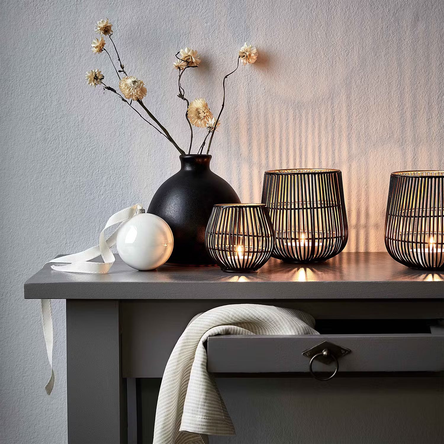 Teelichthalter YOKO 4er-Set