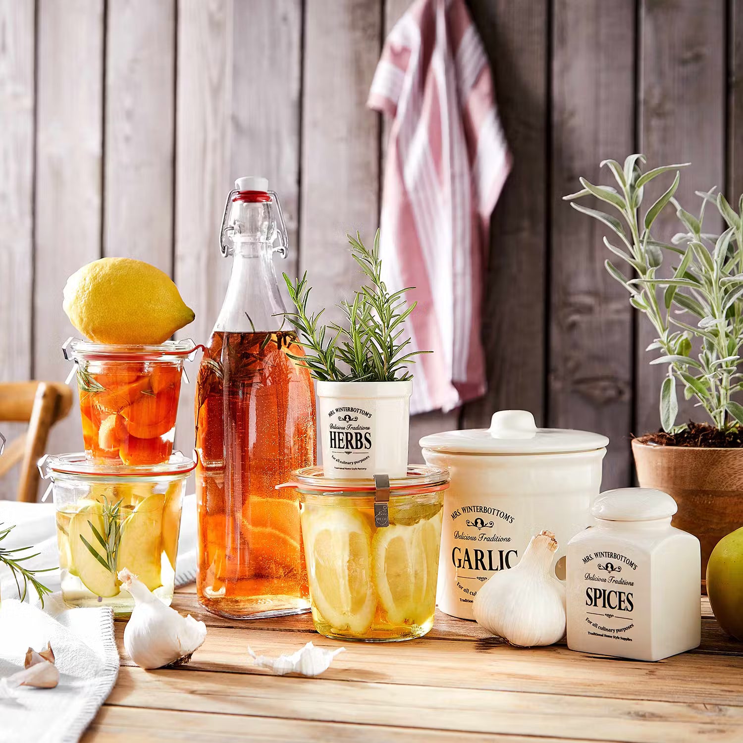 Knoblauchdose MRS.WINTERBOTTOM'S 3er-Set