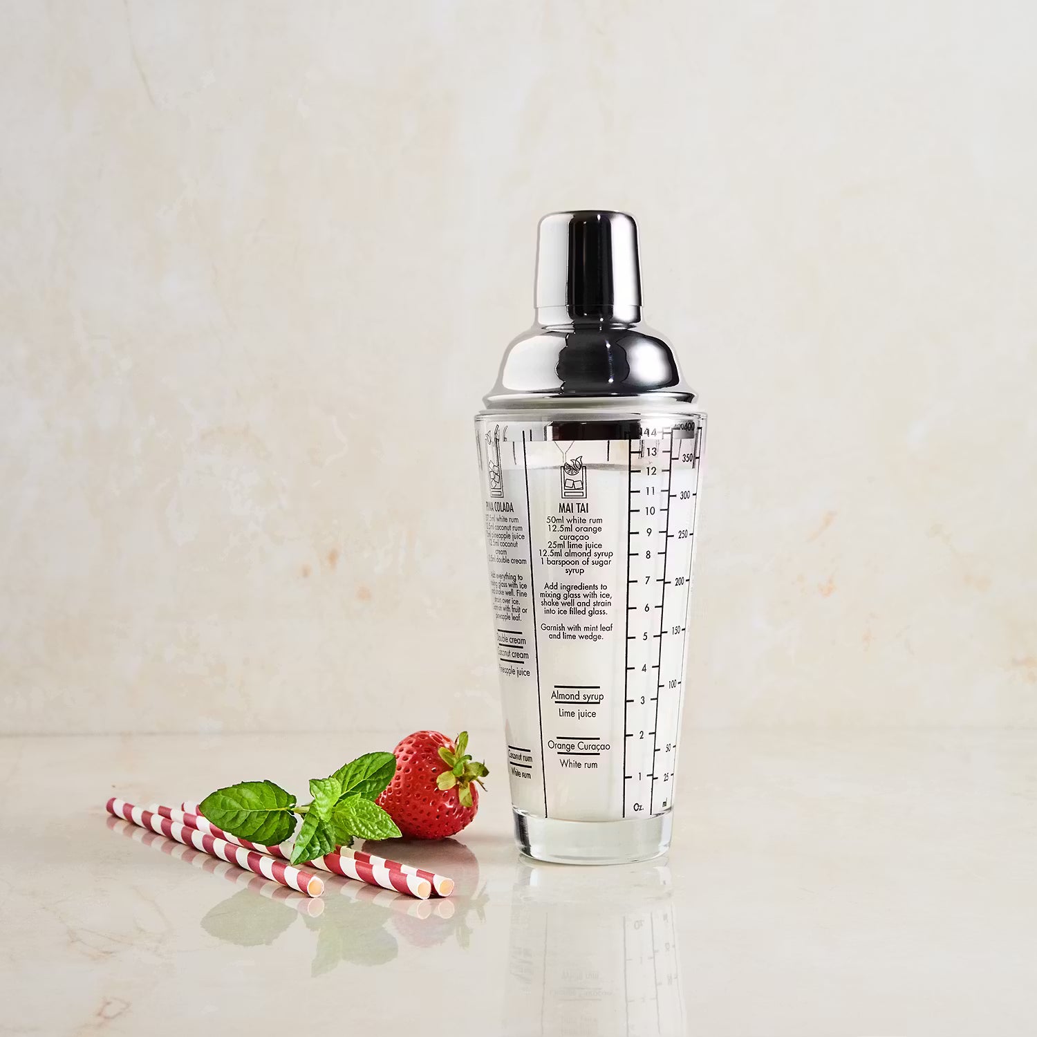 Cocktailshaker BARTENDER 4er-Set