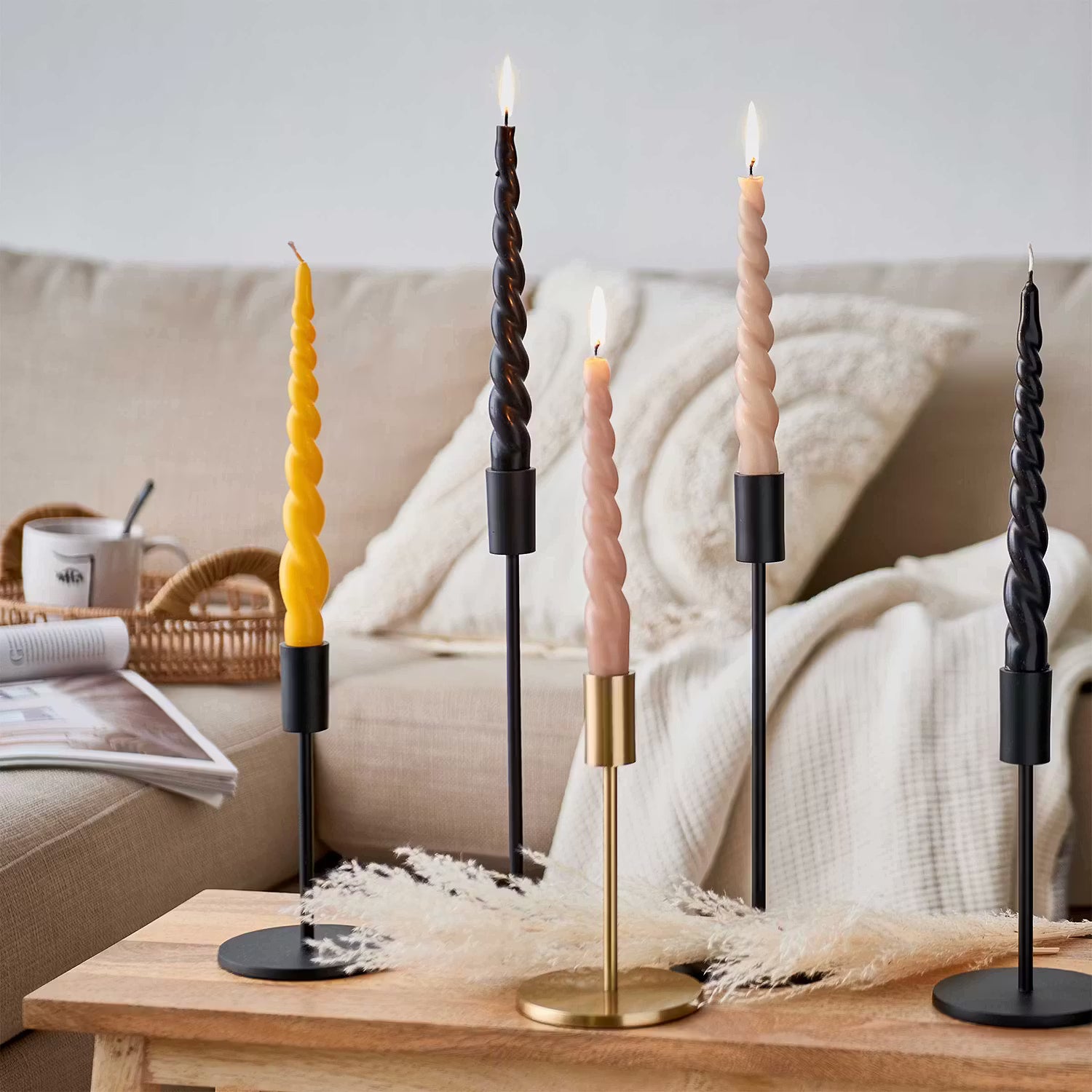 Kerzenhalter HIGHLIGHT 4er-Set