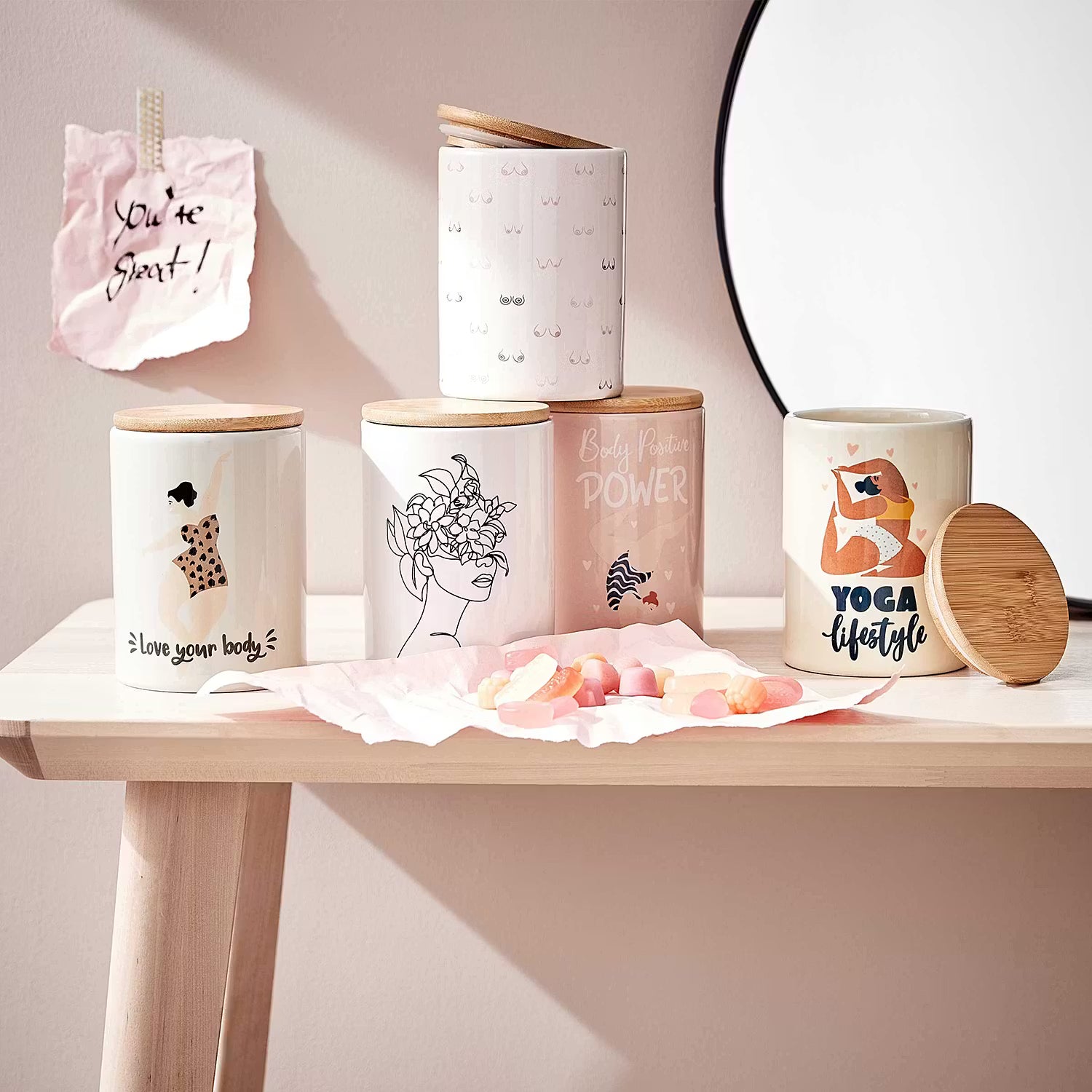 QUEEN IT Aufbewahrungsdose 4er-Set