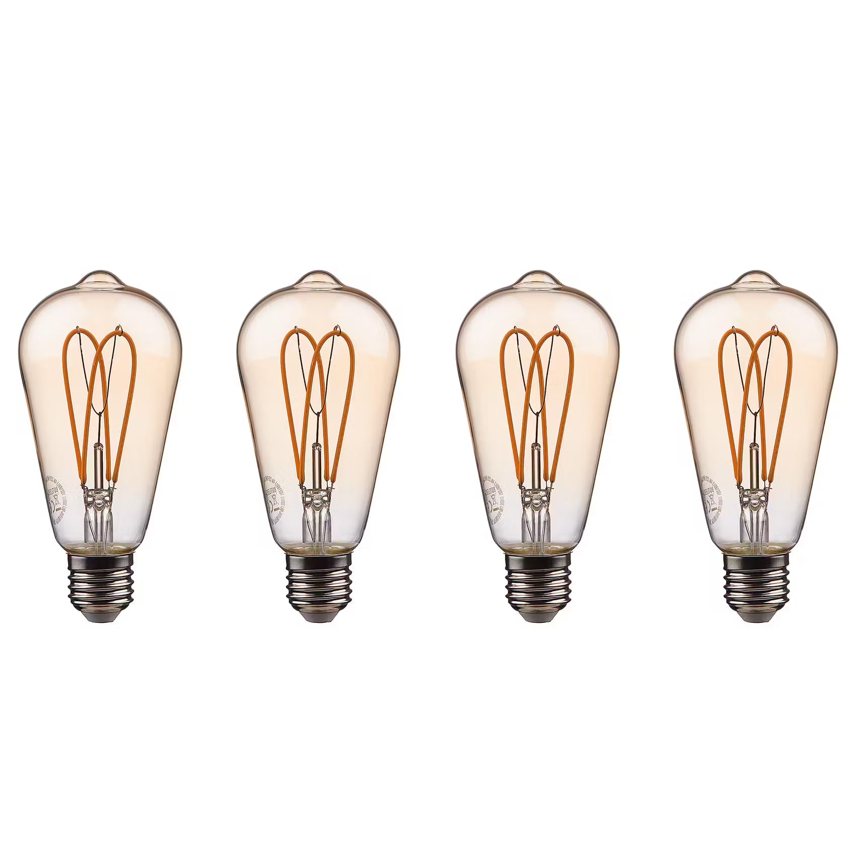 LED-Glühlampe BRIGHT LIGHT 4er-Set