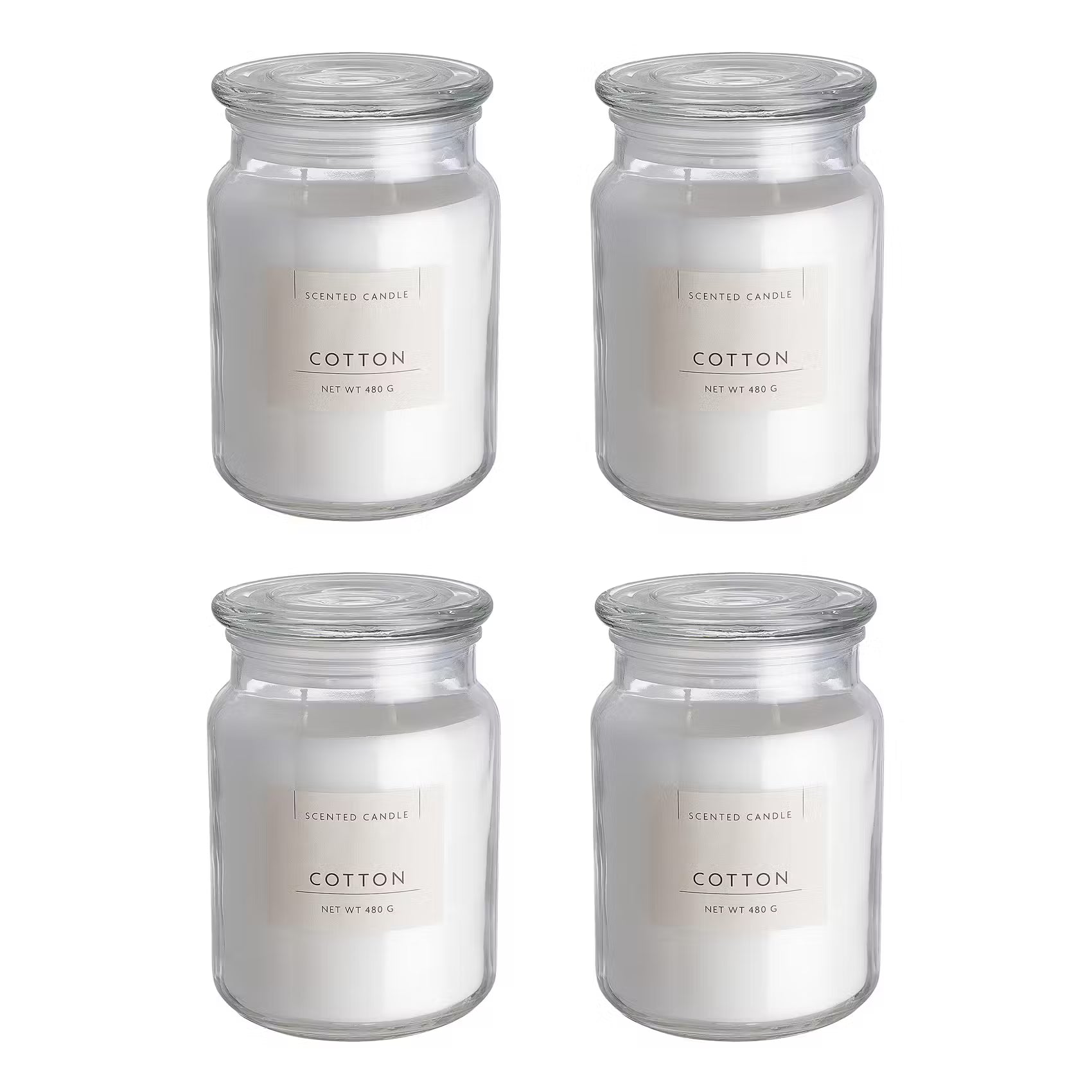Duftkerze SCENTED CANDLE XL 4er-Set