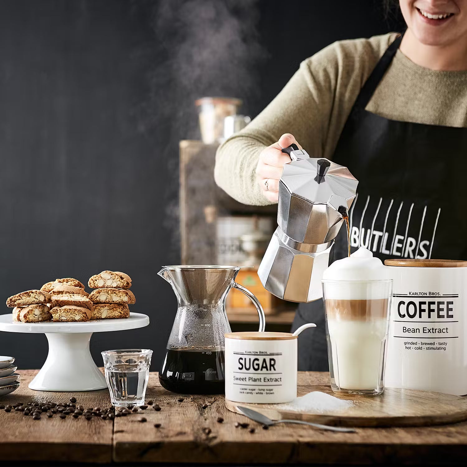 Tropfkaraffe SLOW COFFEE 4er-Set