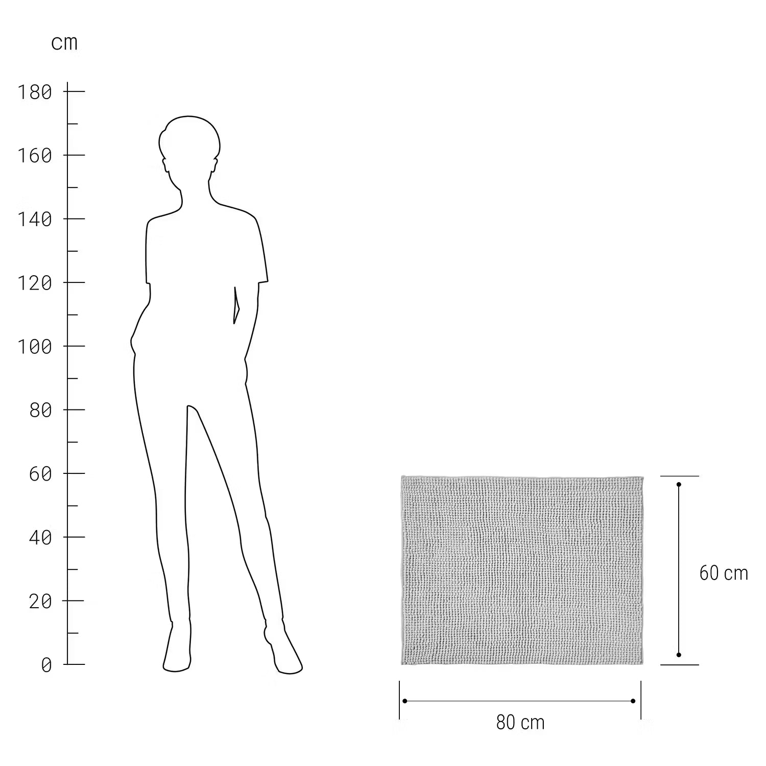 Badematte POPEYE 4er-Set