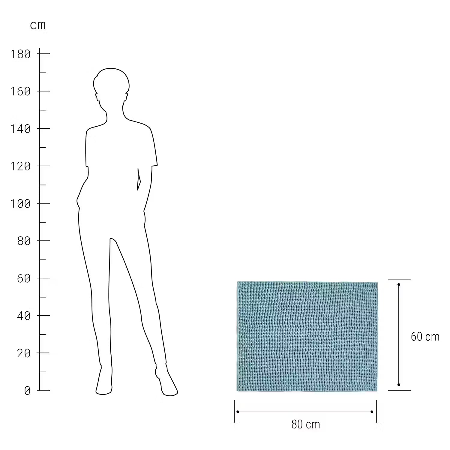 Badematte POPEYE 4er-Set