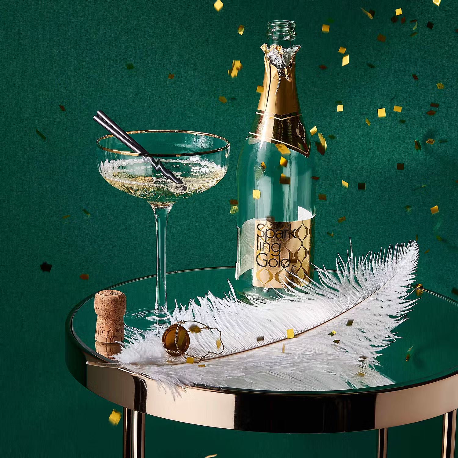 Champagnerschale GOLDEN TWENTIES 4er-Set