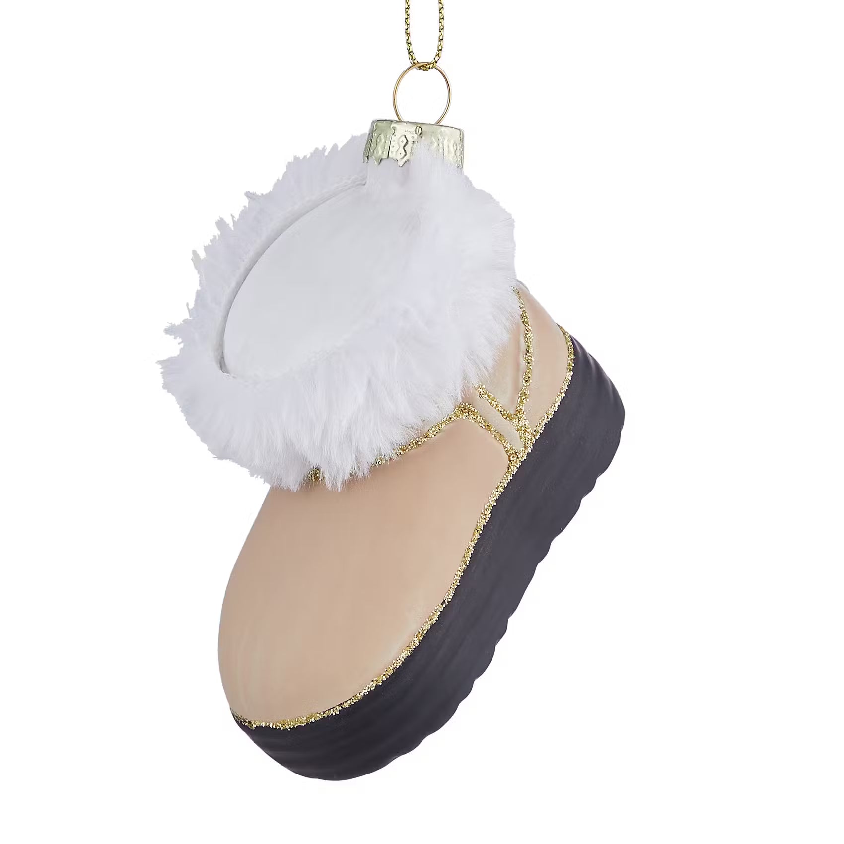 HANG ON Baumanhänger Stiefel mit Fell