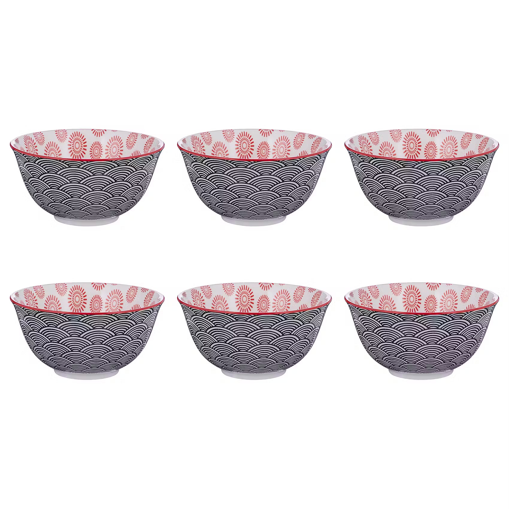 Schale ORNAMENTS 6er-Set