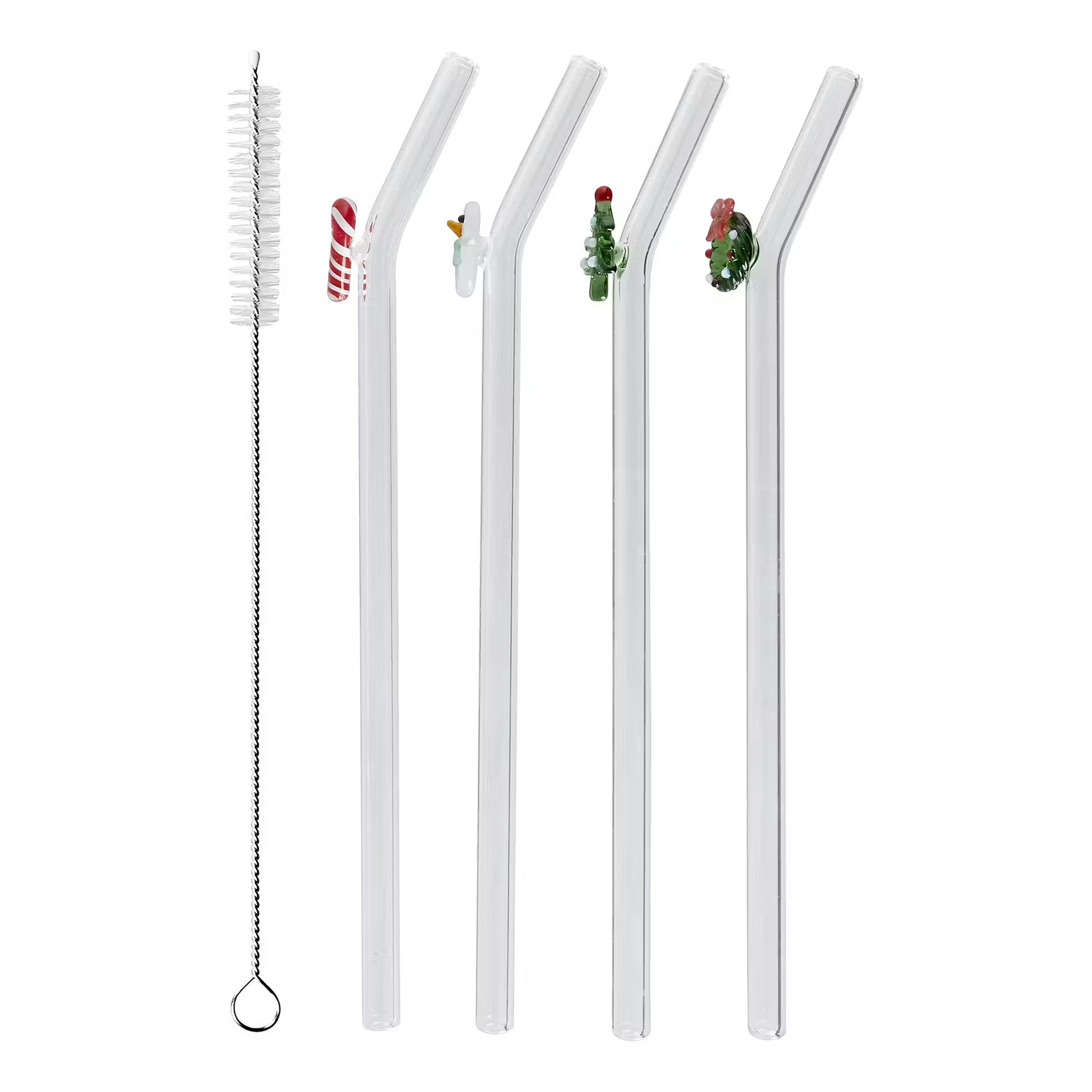 Trinkhalm-Set LONG DRINK X-MAS 5-tlg.