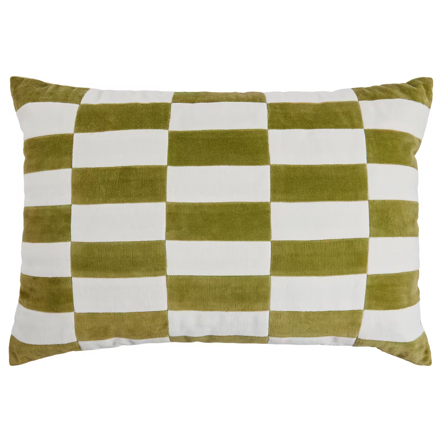 CHECKER VELVET Kissen – samtweich & gemütlich – BUTLERS