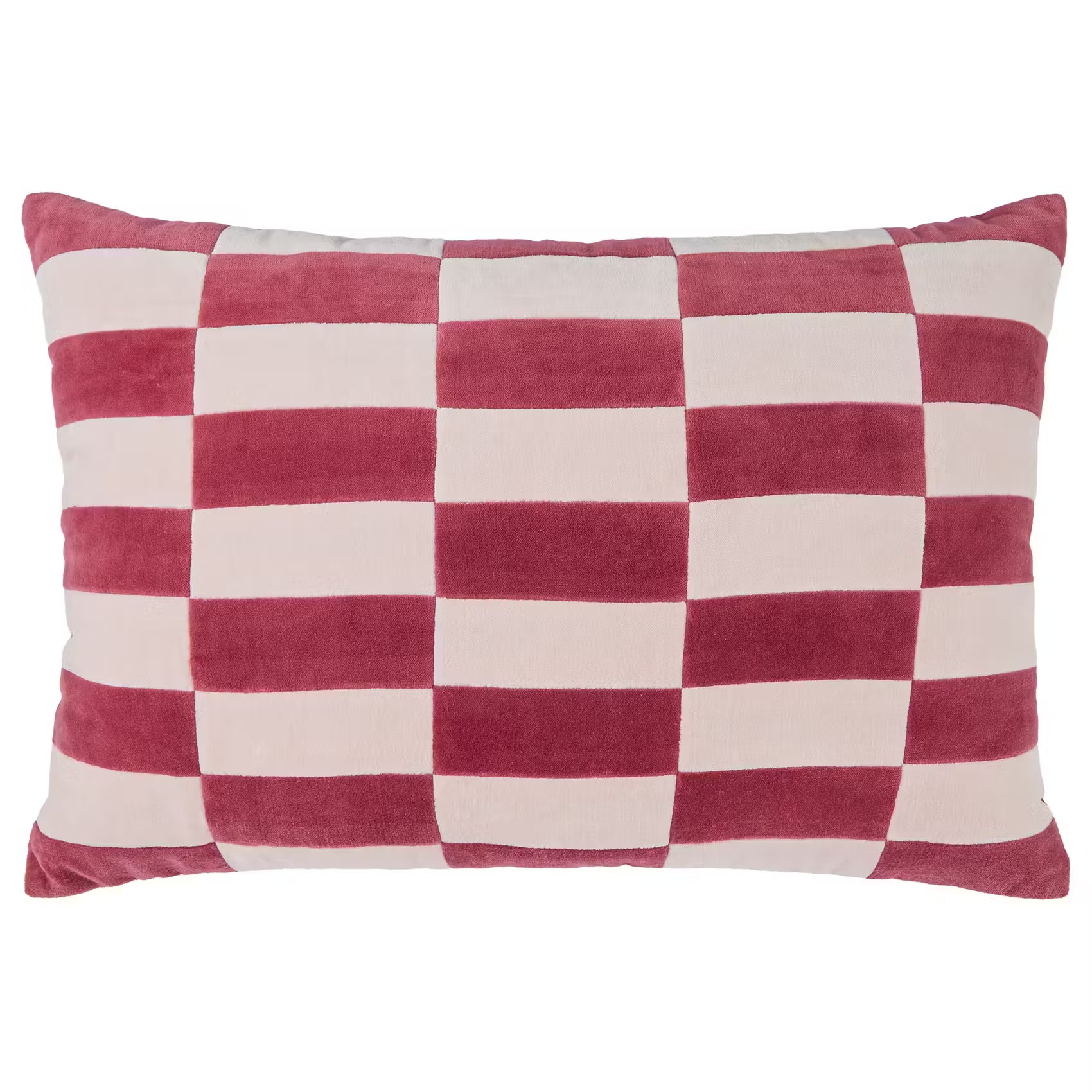 CHECKER VELVET Kissen – kuschelige Wohndeko – BUTLERS