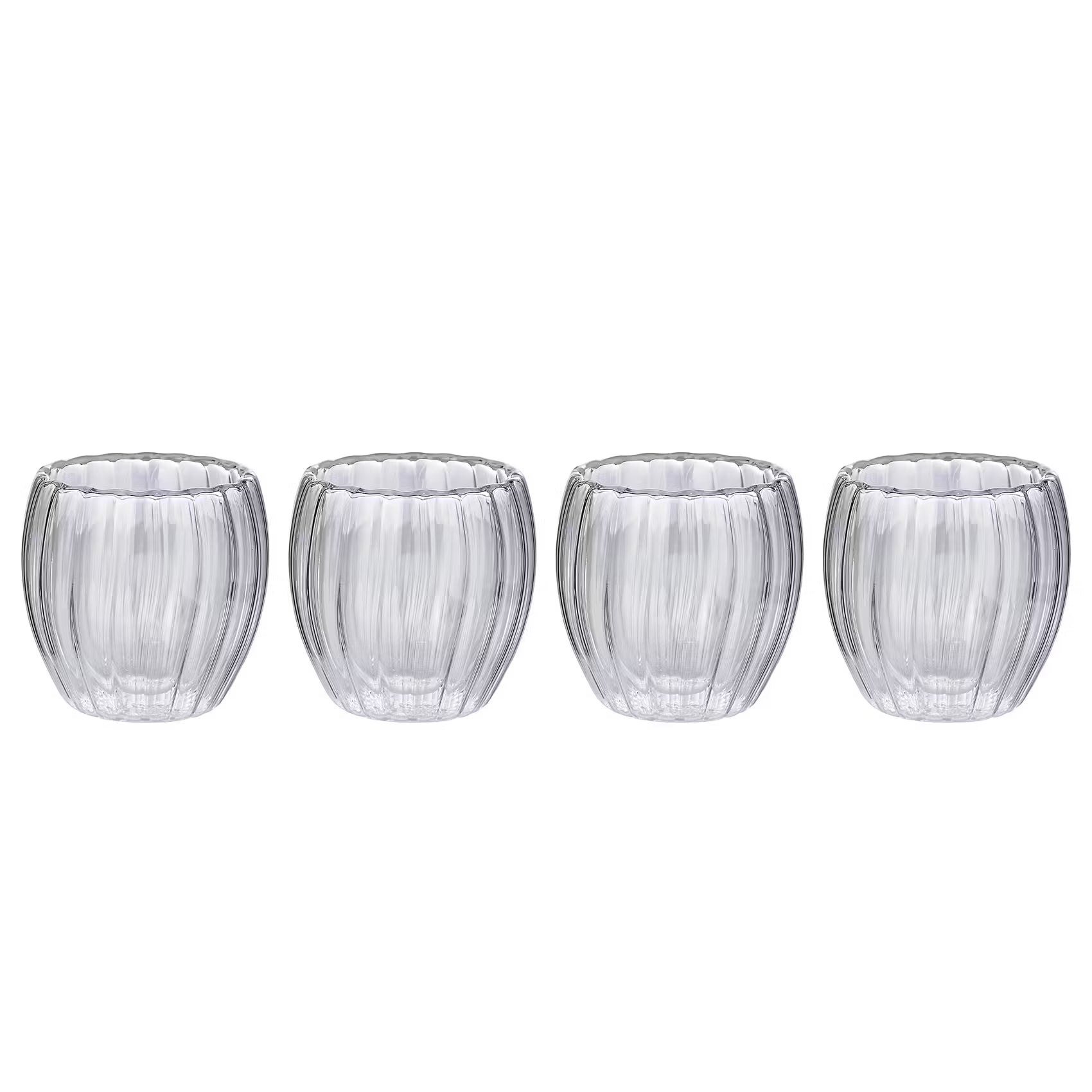 HOT & COLD Trinkglas 4er-Set – Trinkgenuss pur – BUTLERS