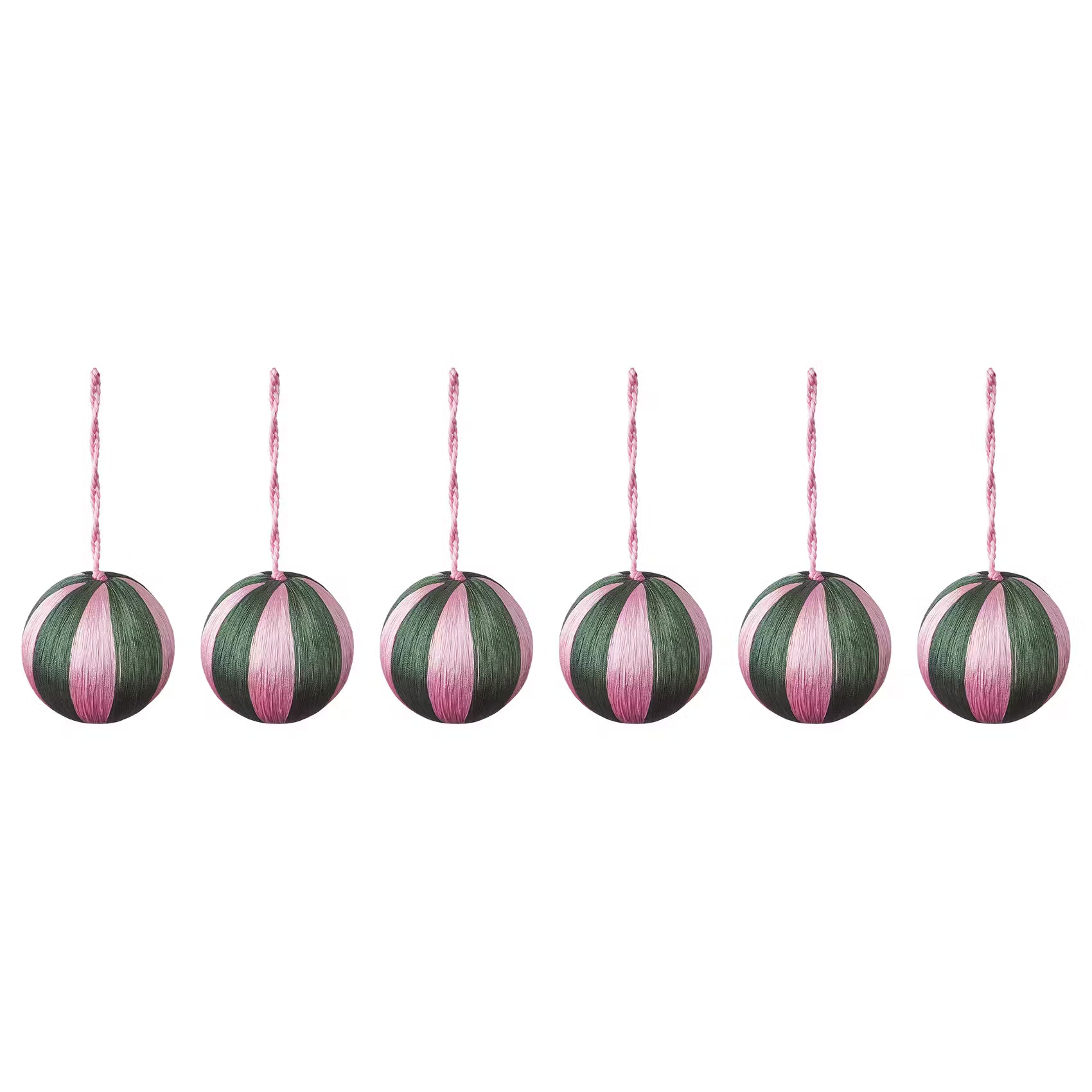 Weihnachtskugel HANG ON Fäden 6er-Set