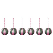 Weihnachtskugel HANG ON Fäden 6er-Set