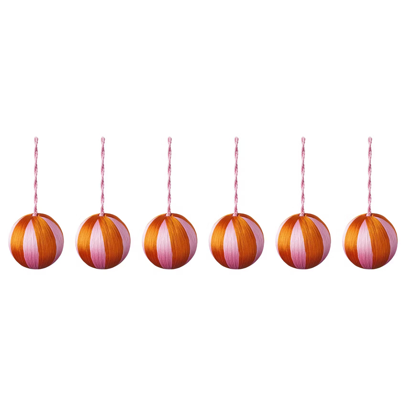 Weihnachtskugel HANG ON Fäden 6er-Set