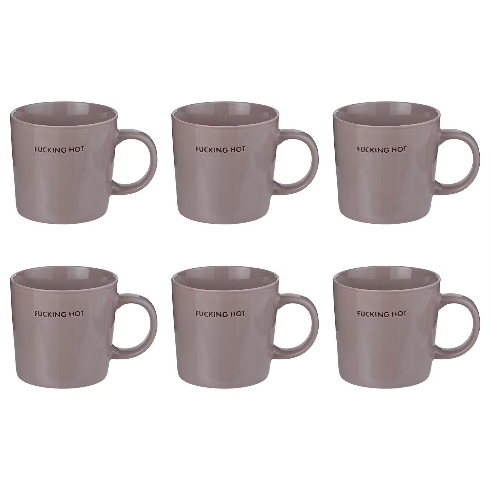 Tasse GOOD VIBES 6er-Set Hot