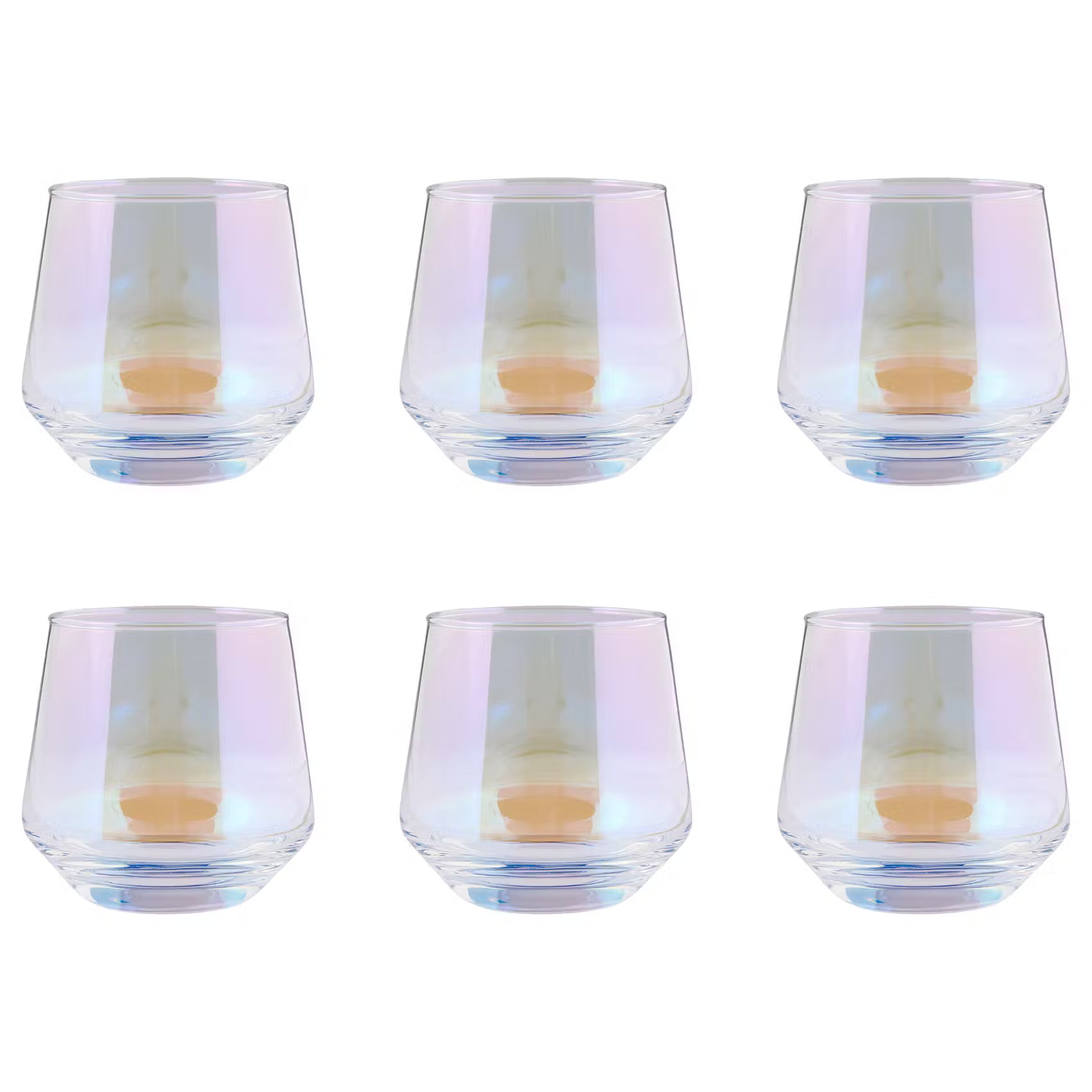 PEARL Trinkglas 6er-Set – Wohnliebe pur – BUTLERS