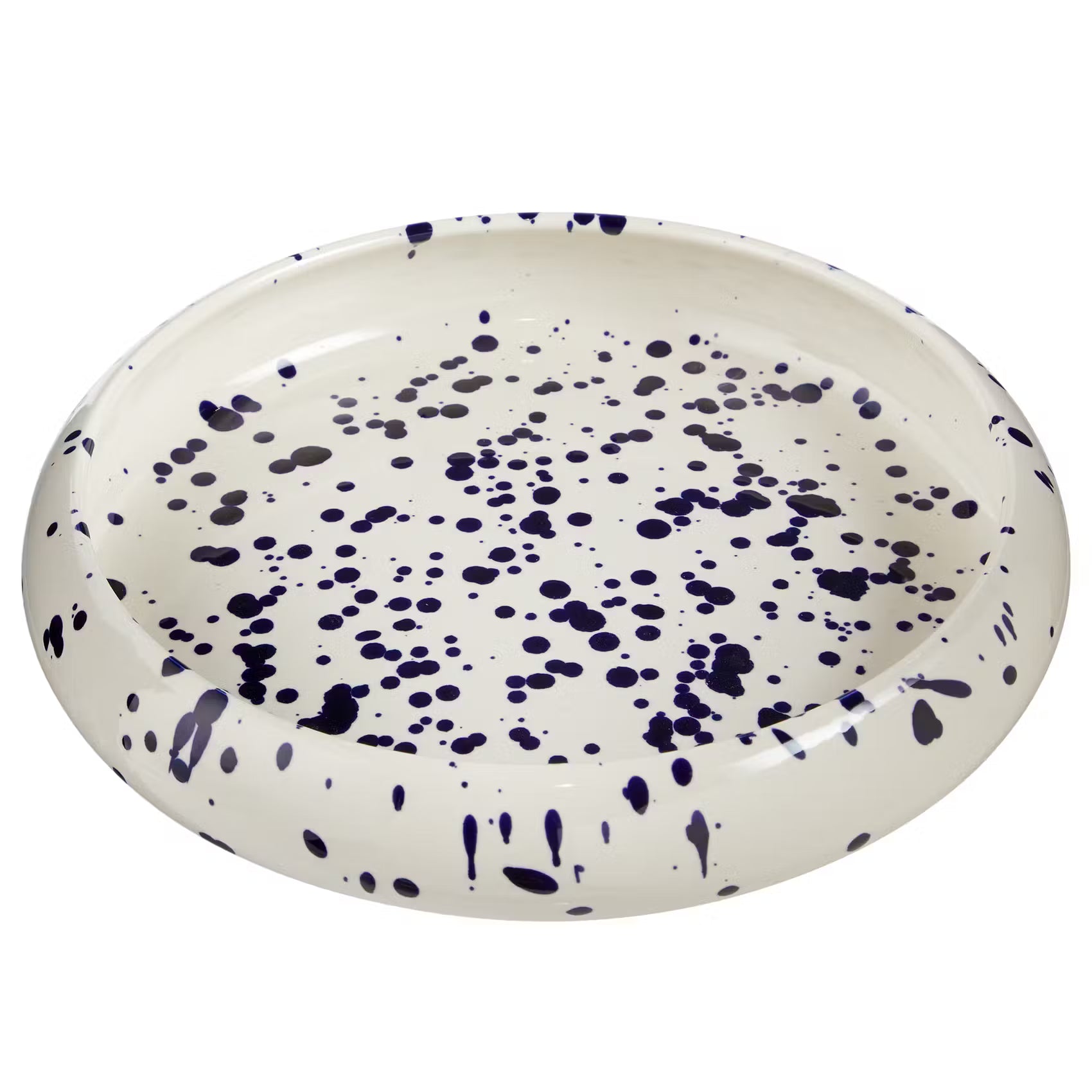 BOOGY SPLASH Pastateller – Design-Steinzeug für den Tisch