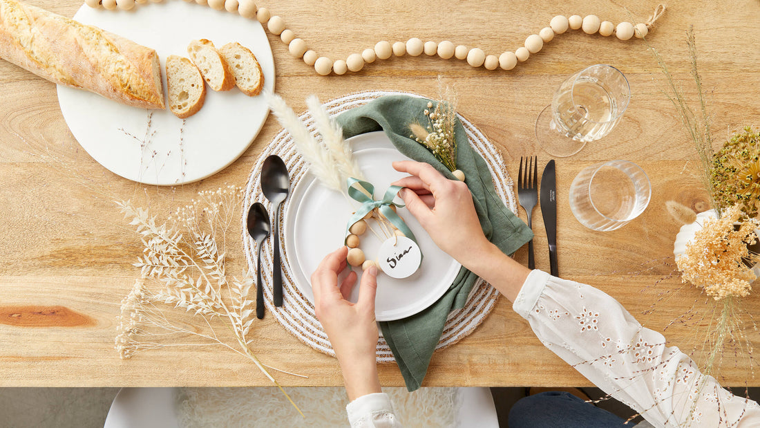 Tischkärtchen easy selbst gemacht