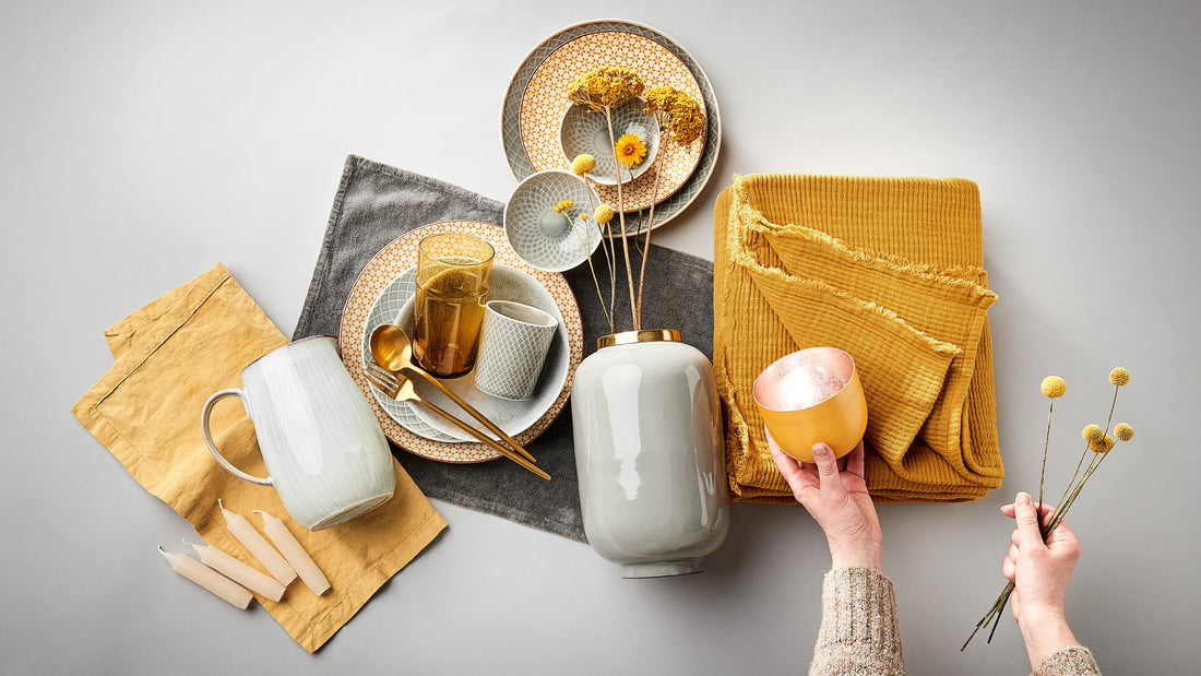 Grau + Gelb: Das sind die Farben des Jahres 2021