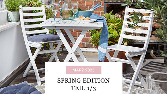 BUTLERS Mag Spring Edition Kleine und schmale Balkone gestalten