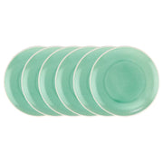 HANAMI Dinnerteller 6er-Set - Keramik - Mint