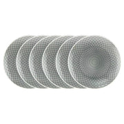 HANAMI Dinnerteller 6er-Set - Keramik - Grau