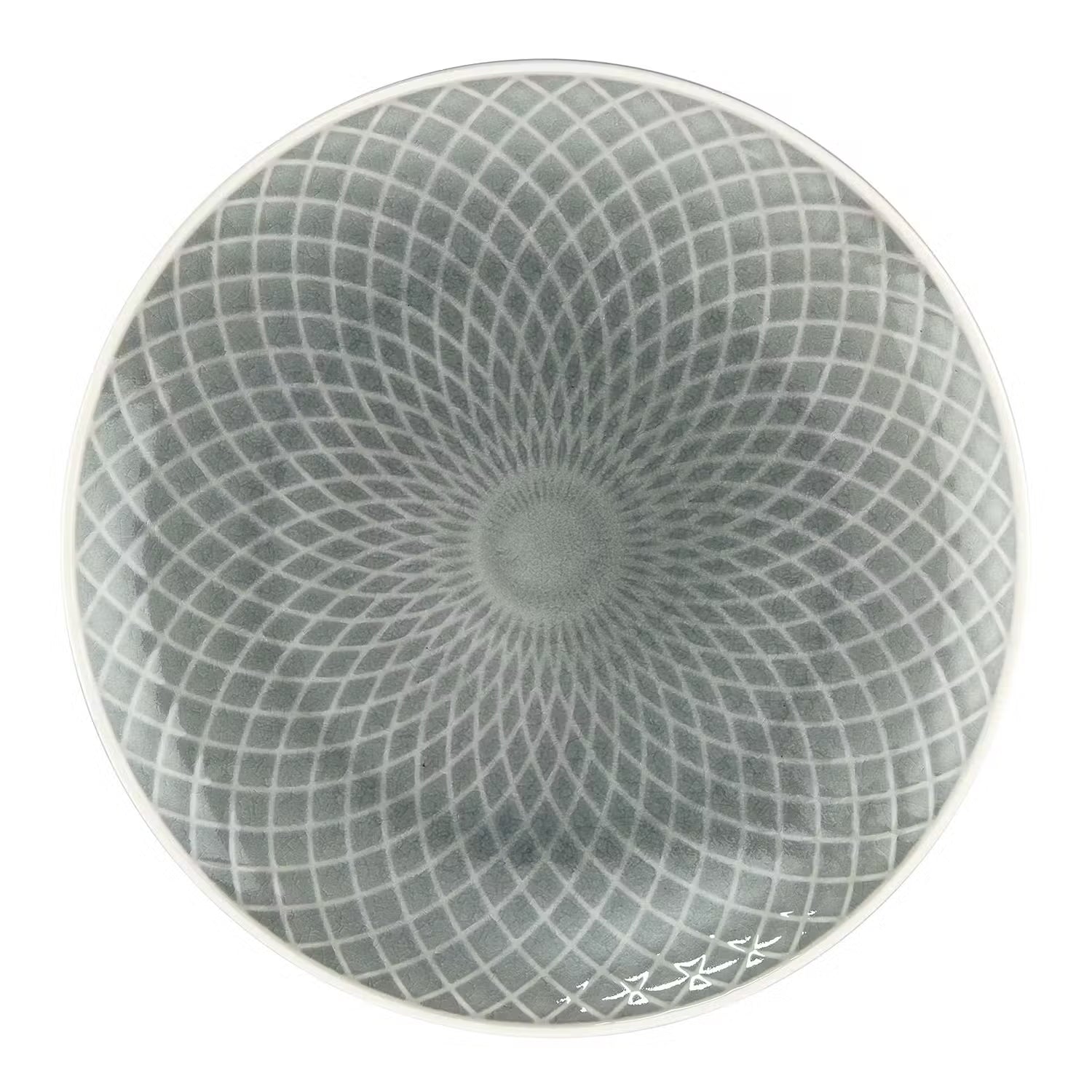 HANAMI Dinnerteller 6er-Set - Keramik - Grau