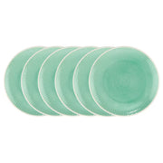 HANAMI Dessertteller 6er-Set - Keramik - Mint