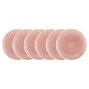 HANAMI Dessertteller 6er-Set - Keramik - Pink